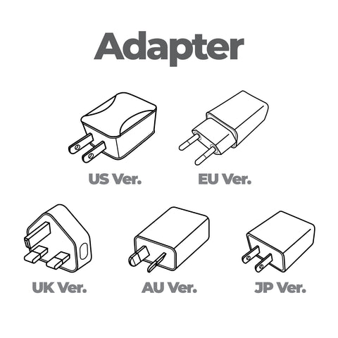 Rechargeable Adapter with Wired Cable (G100 Version)